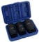AB Tools Lot de 3 douilles à choc 12 pans 12 pans 1/2 30 mm, 32 mm et 36 mm