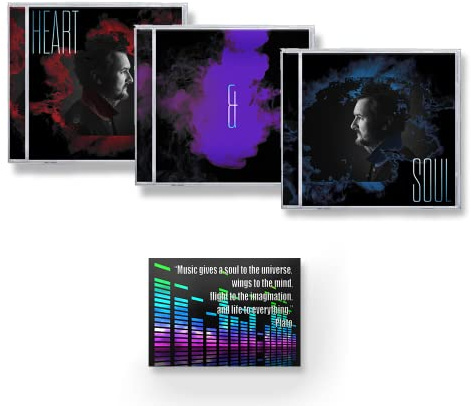 Eric Church: 'Heart' '&' 'Soul' Triple Album Collection Music Art Card