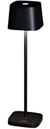 Konstsmide Rechargeable Battery Operated Cordless Table Lamp Touch Control Dimmer and 2 Colour Modes USB Charging Dock Included Battery Powered Light for Indoor or Outdoor Use