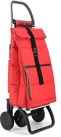 Klappbarer Einkaufstrolley Rolser Big Polar 4 Räder - Rot