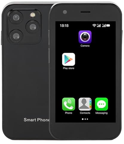 XS15 Mini Smartphone 3G, Piccolo e Carino con Doppia SIM, 2 GB di RAM, 16 GB di ROM, Vetro 3D, Fotocamera HD, WiFi,8.1, (#3)