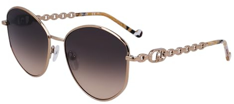 Liu Jo LJ156S 740 AMBER GOLD 57/17/140 Damen Sonnenbrillen
