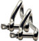 Universal Hardware 6 mm gedrehte Schäkel aus Edelstahl A4-Marine Grade (316) – zum Verbinden von Seilen, Ankern und Ketten (2er-Pack)