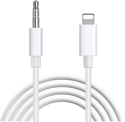 LBSC Aux Cable for iPhone, phone aux cable for car, 3.5mm aux cable for Car Stereo/Headphones/Speaker,Compatible with iPhone 14/14 Pro/14Pro Max/13/13 Pro/12/12 Pro/11 Pro/11/Xs/XR/X/8/7
