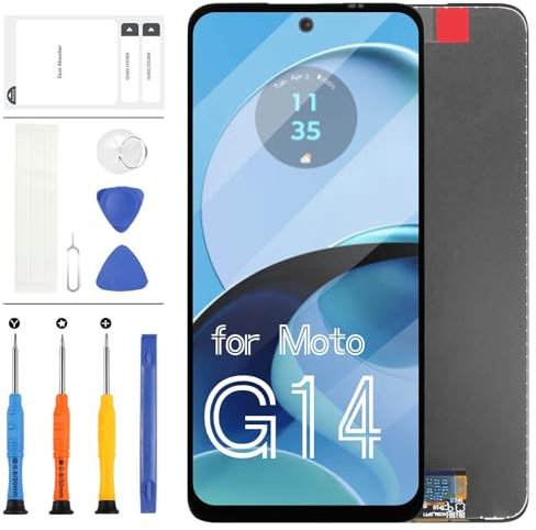 Motorola Moto G14/G54 - Pantalla LCD de repuesto para Moto G54 5G LCD para Moto G54 XT2343-1 XT2343-2 PAYF0010IN LCD digitalizador táctil kit de reparación