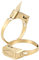 JewelryWe Anillo Defensa Personal Hombre: Anillos Oro Cuchillo Ocultos de Ajustable para Mujer Multifunción de Acero Inoxidable - Para Acampadas al Aire Libre Oficinas Hogar Emergencias