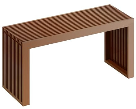 APRTAT Banc de salle à manger en bambou pour intérieur - Banc à chaussures - Banc moderne en bois de 89 cm pour salon, couloir, chambre à coucher, salle de bain