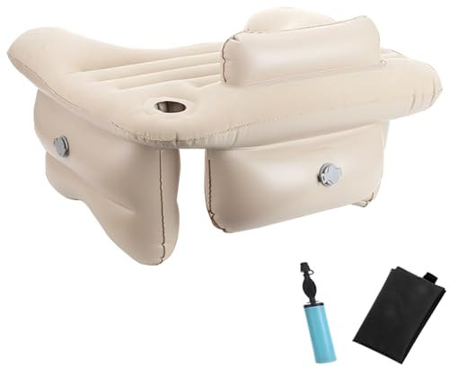 BicycleStore Inflatable Reading Pillow, Portable Gaming Pillow for Bed Soft Air Lap Desk Foldable Arm Rest Bed Table Pillow Laptop Lap Desk for Adult Student Working Playing Studying in Bed Sofa Car