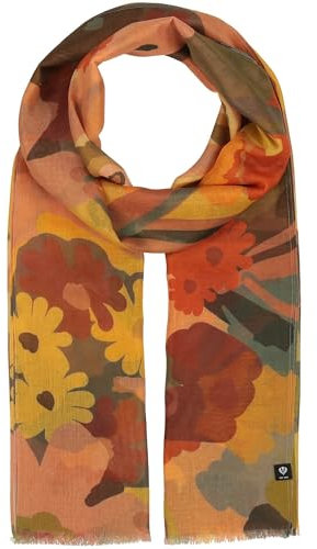 FRAAS Stola mit floralem Aquarell-Design - 50 x 180 cm - leichter Schal mit Blumen-Muster - Sustainability Edition