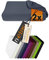 npluseins 2er Pack Spannbezüge für Nackenkissen Gesundheitskissen 959.1234, S, 30-35 x 45-50 cm, anthrazit