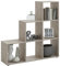 möbelando Raumteilerregal >MEGA 1< in Sandeiche Dekor - 104,5x108x33cm (BxHxT)