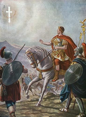 VsoxA Bekannt Modern Kunstdrucke Leinwand Wandkunst die Bekehrung von Kaiser Konstantin I. von Tancredi Scarpelli Posterdrucke für Office Home Decor 60x90cm