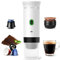 Cafetera Portatil Capsulas 3 en 1 compatible con Nespresso Dolce Gusto y Café Molido - Mini Cafetera Portátil Multicapsulas Ideal para Llevar - Maquina Cafe Pequeña Portatil