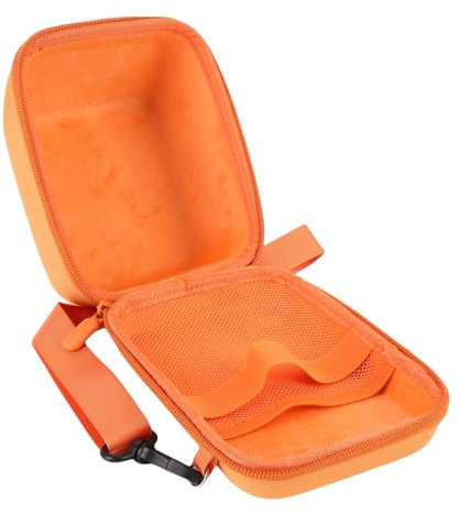 Jectse Protective Case for GO, NOW, NOW+, ONE STEP2 Instant Film Camera - EVA Hard Shell Travel Carrying Storage Bag with Adjustable Shoulder Strap (Orange)