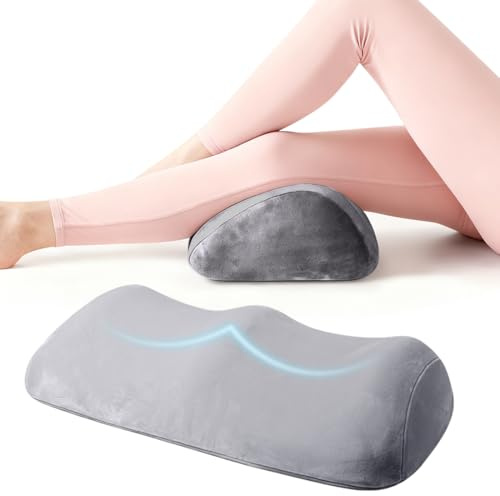 Umllpet Ergonomisches Kniekissen aus Memory Foam mit abnehmbarem Bezug | Formanpassender Memory-Schaum, entlastet Gelenke, abnehmbarer Bezug, atmungsaktiv, ideal für Seitenschläfer