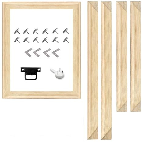 LYVQZPWLR Conjunto de Marco de Madera DIY, Kit de Bastidor de Lienzo fotográfico de Madera for Bricolaje, for Pintura al óleo y con Diamantes, en Varios tamaños.(20x30cm)