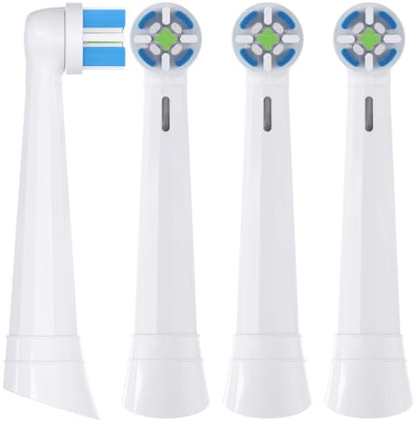 iO Zahnbürstenköpfe Kompatibel mit Oral-B iO 2/3/4/5/6/7/8/9 Elektrische Zahnbürste Ersatz Zahnbürste Köpfe, für Oral-B iO Elektrischen Zahnbürste (Weiß, M)