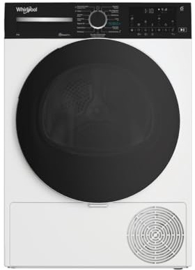 Whirlpool Secadora Bomba de Calor Libre Instalación C WD 96M WBR SPT, 9 kg, Clase C, Blanca