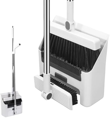 MAGIC SELECT Escoba y Recogedor Plegable con 2 Cabezales