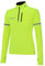 Airtracks Herren Winter Thermo Fahrradtrikot Langarm - Fleece Laufshirt - Quick Dry Funktionsshirt - Warm - neon - L