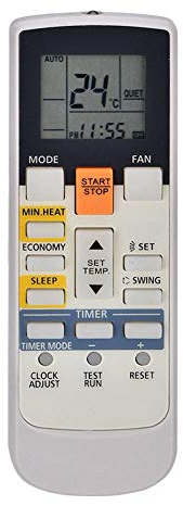 Lazmin Control Remoto de Aire Acondicionado, Control Remoto de acondicionador de reemplazo para Fujitsu Aire Resistente al Desgaste,