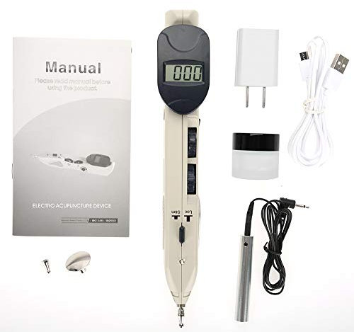 Penna per agopuntura, massaggiatore elettronico con magnete agopunto, strumenti per agopuntura senza ago per il sollievo dal dolore e l'assistenza sanitaria
