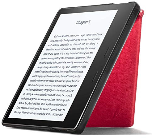 FOREFRONT CASES Cover for Kindle Oasis 2019 | Magnetic Protective Case & Stand for All-new Kindle Oasis (10th Generation 2019 Release) | Elegant Slim Lightweight | Red