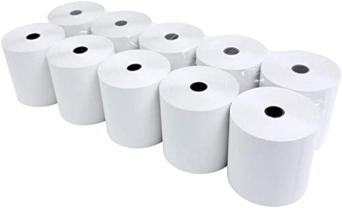 Thermopapier-Kassenrollen, 57 mm x 36 mm x 15 m, Registerpapierrollen, Maschine, Quittungspapierrollen für Kreditkarten, PDQ-Maschinen, 100 Rollen