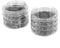 Rehausseur de Table, 8 pcs Pieds de Lit Rehausseurs de Meuble Augmenter Hauteur Lit Rehausseurs Empilables Pieds de Meubles Hauteur 1,5cm pour Lit, Table, Chaise et Canapé Transparent