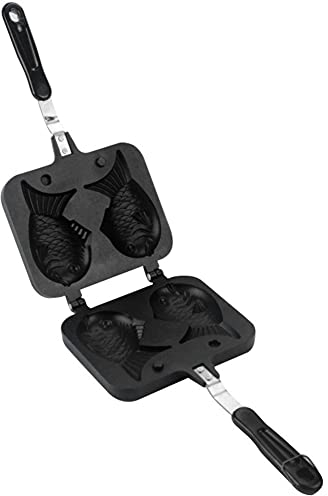 Brawdress Moule à gâteau japonais en forme de poisson - Moule à gaufres avec 2 côtés