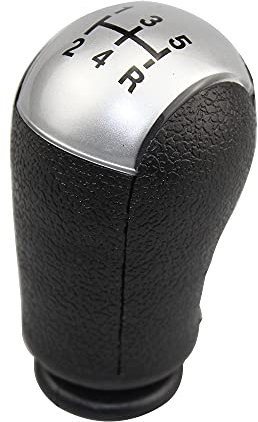 DOMENICA Schaltknauf Schalthebel Kompatibel für Ford Focus Mondeo MK3 S-MAX C-MAX Mustang Galaxy Fiesta MK6 Transit (5 Gang)