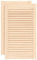 vidaXL Portes d'Armoire à Persiennes 2 pcs, Portes de Placard à Chaussures, Panneaux de Radiateur, Décoration d'Intérieur, Bois de Pin Massif