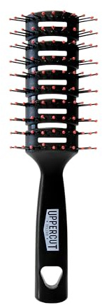 Uppercut Deluxe Vent Brush for Men, Herren-Stylingbürste mit Lüftungsschlitzen, Ideal für den Einsatz mit einem Haartrockner, Geeignet für mittellanges bis langes Haar