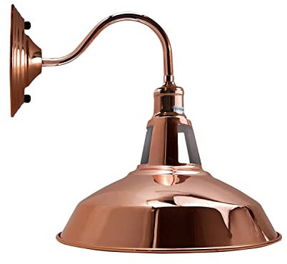 Rétro Applique Murale Intérieur Vintage Lampe Murale Industriel Lampe de Mur à Art Déco E27 Base pour Bar, Chambre à Coucher, Cuisine, Restaurant, Café (Or Rose)