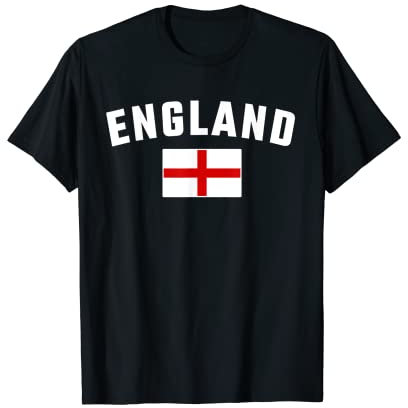 ENGLAND with England Flag, English Pride T-Shirt