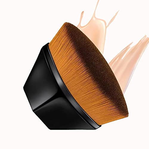 ATURMC Pinceau Fond de Teint No Trace Kabuki pour Maquillage du Visage Do Not Eat Liquid Foundation Powder Beauty Tool Concealer Pinceau Maquillage Pour (Noir)