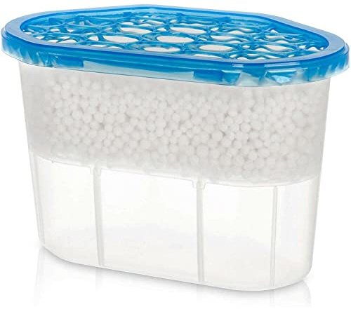 MantraRaj 400ml Interior Dehumidifiers Helps Stop Damp, Mildew, Mould Condensation Moisture Absorber Remover in Home Kitchen Wardrobe Bedroom Caravan Office Garage Bathroom, Basement (6PK, Blue)