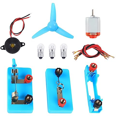 Burnur Circuit Electric DC Motor Kit, pädagogische Montessori Learning Science Kits für Kinder DIY STEM Projekt Set