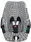 JYOKO KIDS Bezug kompatibel mit Maxi Cosi Pebble 360 Y FamilyFix 360, aus Baumwolle (Vichy)
