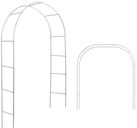 Arche De Jardin En Métal, Arche Pour Rosiers Pour Plantes Grimpantes – Arcade De Rosier Solide Et Résistant Aux Intempérie, Arcs Intérieur Et Extérieur Pour Grimpantes, Légumes, Décoration D'arche(Col