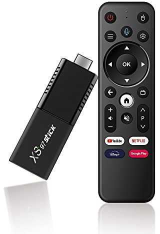 Sunydog TV Stick für Android 10.0 Smart TV Box Streaming Media Player Streaming Stick 4K Unterstützung HDR Integriertes WLAN mit Fernbedienung (2 GB DRAM + 16 GB Flash)
