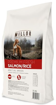 Millor Premium extrudiertes frischfutter für Erwachsene lachs/Reis hundefutter