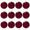 Samt-Weihnachtsschmuck, bruchsicher, große Weihnachtskugeln, Weihnachtsdekoration, Weihnachtsbaumschmuck-Set, Weihnachtskugeln, Urlaub, Party, hängende Heimbüro-Dekoration, Rot, 12 Stück