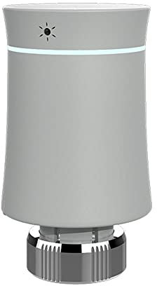 Sanfoelek Tuya Zigbee TRV Thermostatic Valves LED Display Screen Intelligent Home Household Temperature Controller Constant Radiator Thermostat Temperature Compatible with Alexa Home