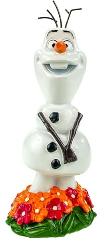 Gartenfigur Olaf der Schneemann aus Frozen Offiziell lizenzierte Dekofigur 22 cm - Wetterfeste Polyresin Gartendeko für Garten, Balkon, Terrasse & Wohnzimmer - Geschenkidee für Disney Fans