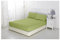 Sonia Moer Super Soft Brushed Microfibre Fitted Sheet - Non Iron Breathable Hypoallergenic Bottom Sheet with Strong Elastic Hem- Single/Green