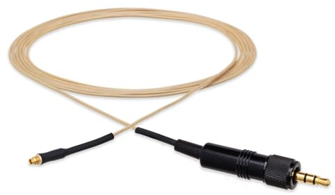 Hosa Technology Mogan Cable for Sennheiser Wireless Bodypack Transmitters, Beige