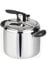 Barazzoni 7 l, autocuiseur Amelia+, ø22 cm, capacité 7,0 l, inox 18/10, fabriqué en Italie, 7 litres, acier et noir