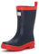 Hatley RB0NAVY307, Stivali da Pioggia Wellington Classic Unisex-Bambini, Blu Navy Rosso, 22 EU