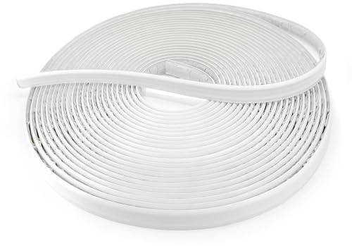 InstaTrim The Original Flexible Trim - 50 Foot LongWhite 3/4 Wide Caulk Tape – Self-Adhesive Trim, Peel and Stick Corner Molding – Made in USA